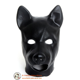 Thick Latex Mask Dog with Mouth Hole
