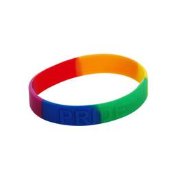 10 x Rainbow Pride Bracelet Silicone